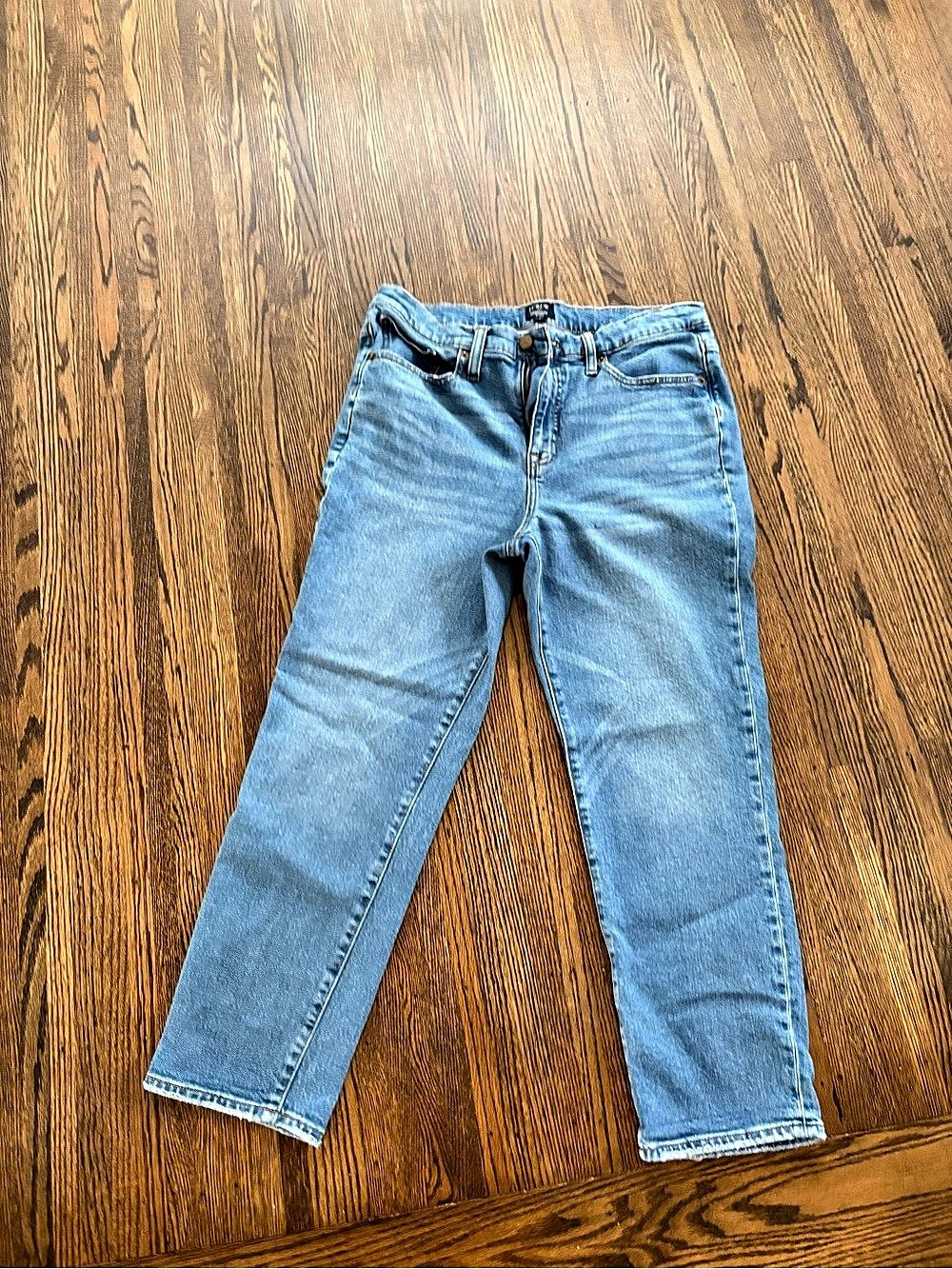 J.Crew Straight Jeans in Blue Waist 32